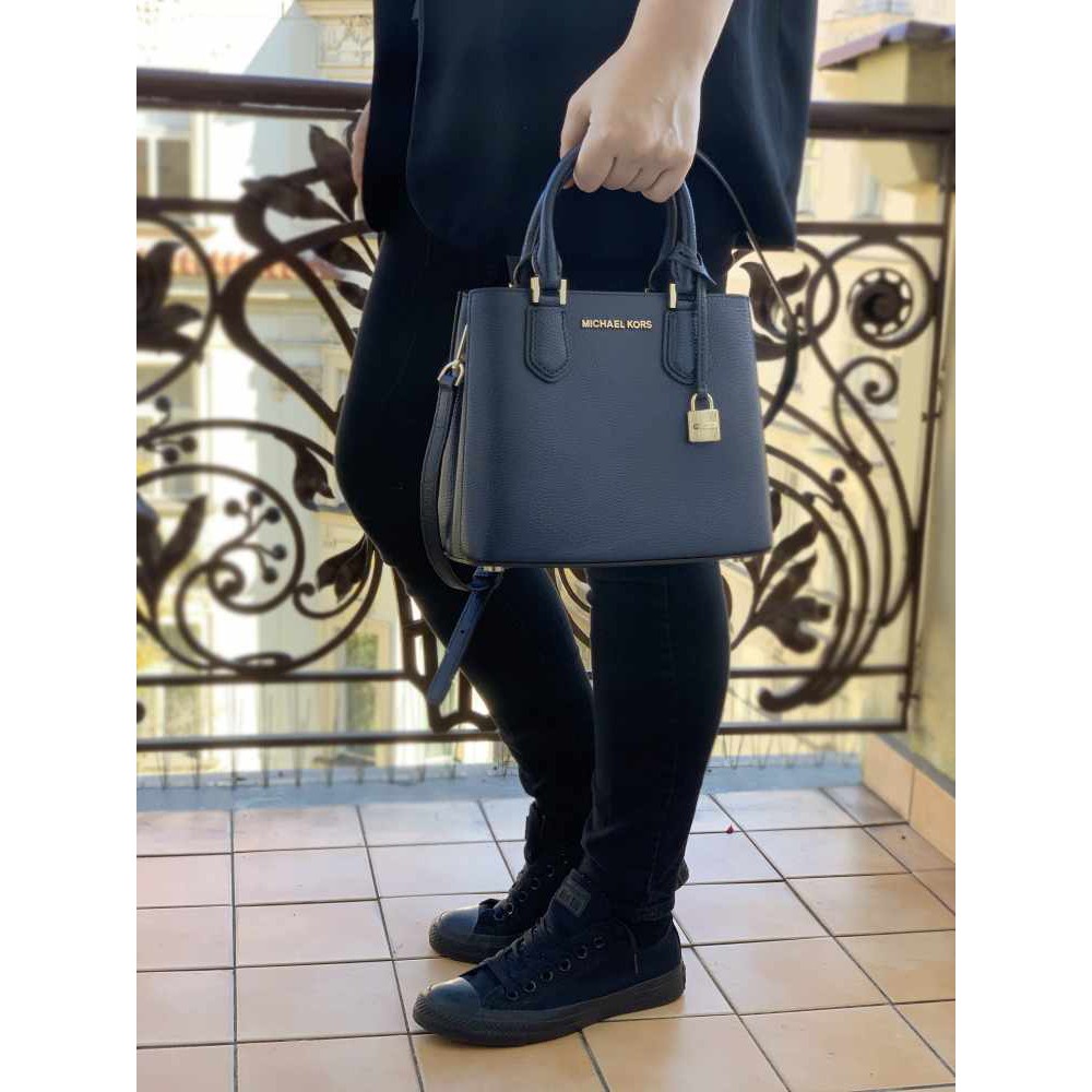 AUTHENTIC Michael Kors Adele MD Leather Messenger Bag Handbag 35T8GAFM2L |  Shopee Philippines