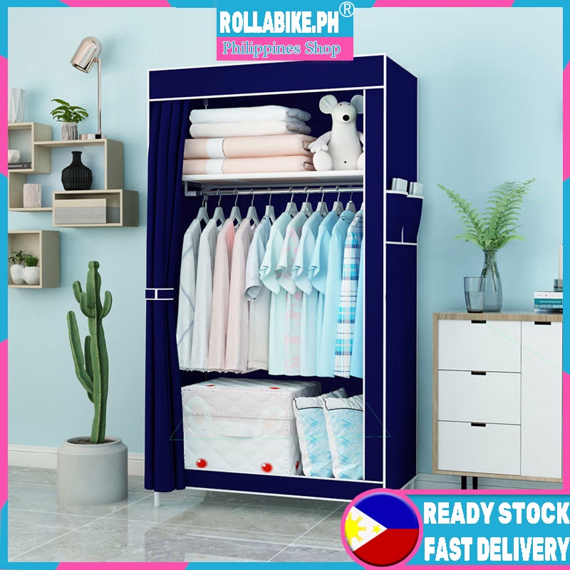 ️COD️ Storage Wardrobe Fashion 150*70*45cm Size Shopee