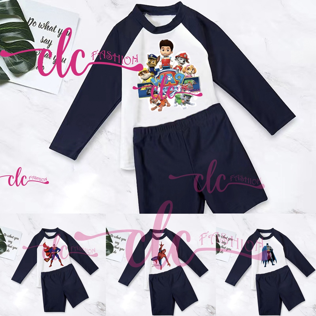 CLC Fashion Kids Boy RASHGUARDS Terno Set Specific Character RNDM