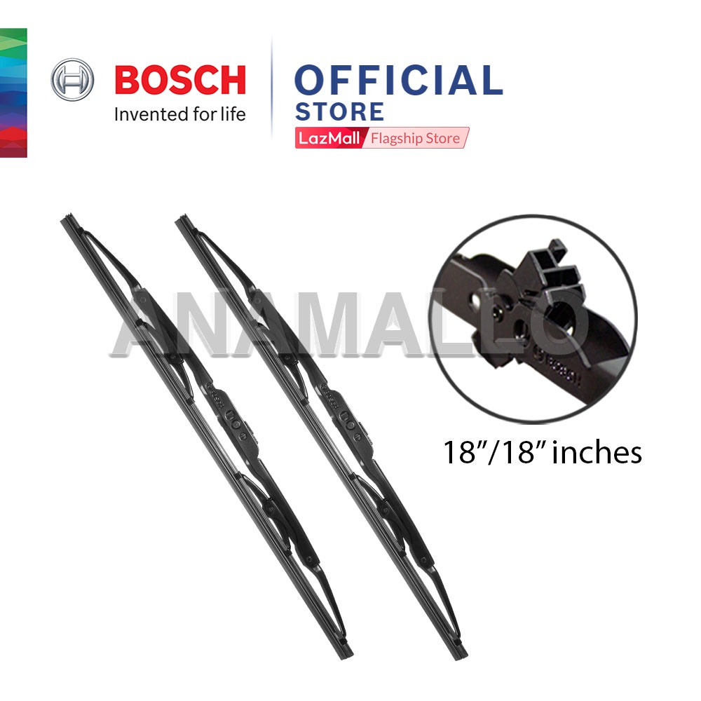 BOSCH Silicone Silikomplett Wiper Blade Set for TOYOTA Tamaraw Revo FX