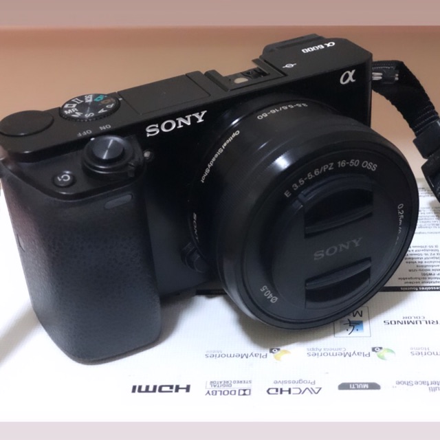 Sony Mirrorless Camera a6000 with double zoom lens kit | Shopee Philippines