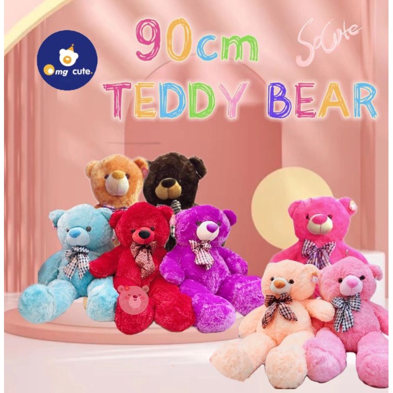 Free Shipping 90cm Cute Plush Sweetheart Teddy Bear Stuffed Animal Doll Soft Toy 