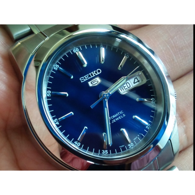 seiko blue dial automatic