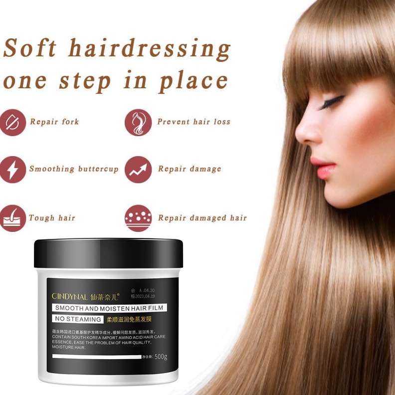 CINDYNAL Hair conditioner Moisturizing Smooth Non Steaming Hair Mask