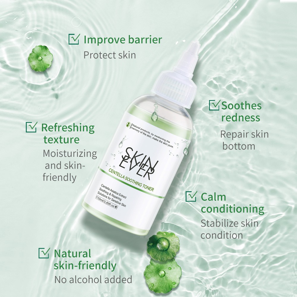 SKIN EVER Centella Soothing Toner Moisturizes and Repairs Soothes the Skin 110ml | Shopee Philippines
