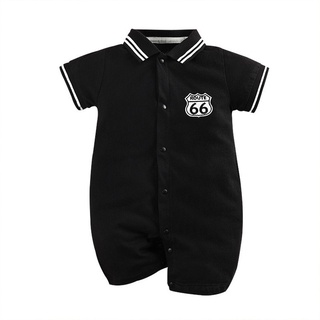 Toddle boy Romper Clothes Baby Summer Gentleman Korean Fashion Cotton Short Sleeves Jumpsuit Boys Polo Jumper Onesie #3