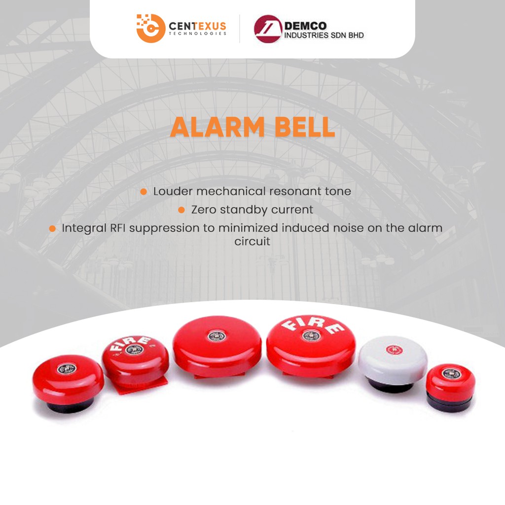 Demco Fire Alarm Bell 24V DC 8 Inches Shopee Philippines