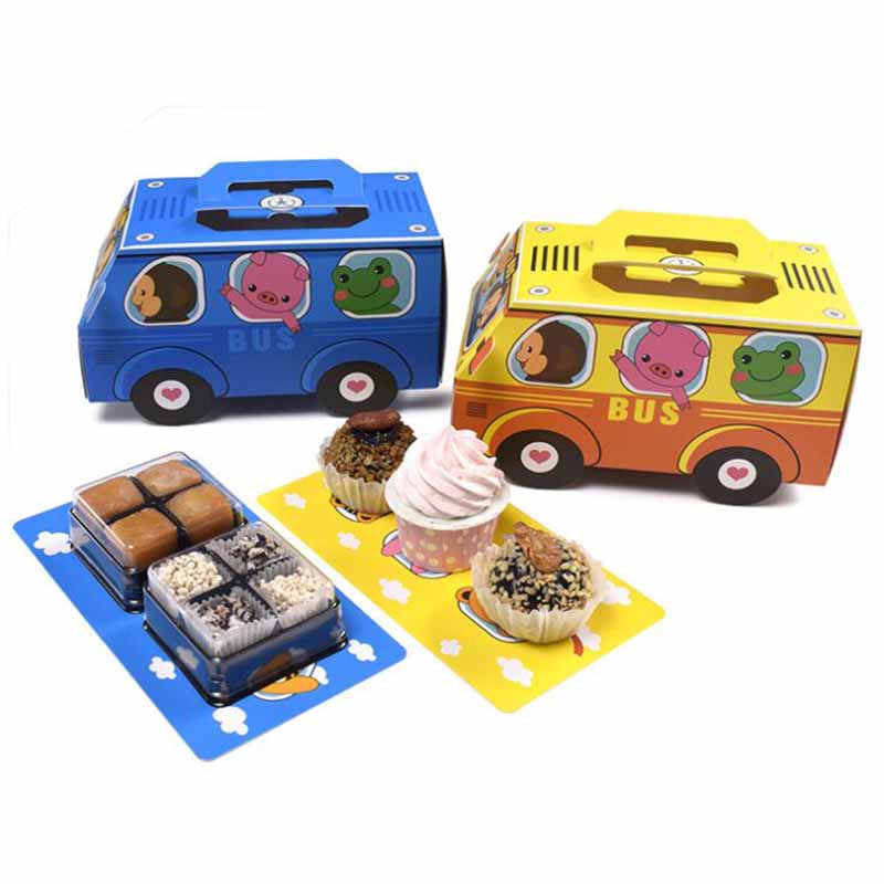 10pcs Bus shape Candy Box Animals In The Car Cake Packaging Box Gift Bag  for Kids Birthday Party Cars Back To School Party Decorations | Shopee  Philippines