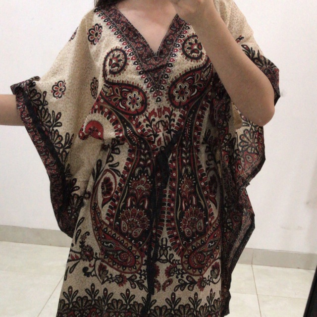 kaftan dress shopee