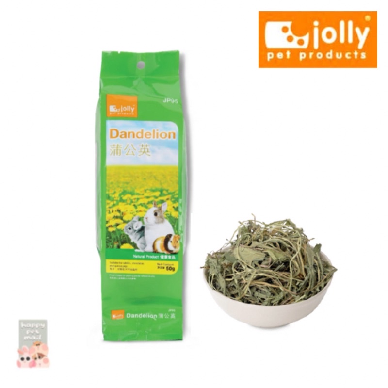 Jolly Dandelion Leaves 50g For Hamster, Rabbit, Guinea Pigs Shopee