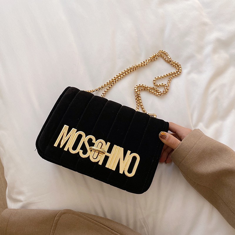 moschino chain bag