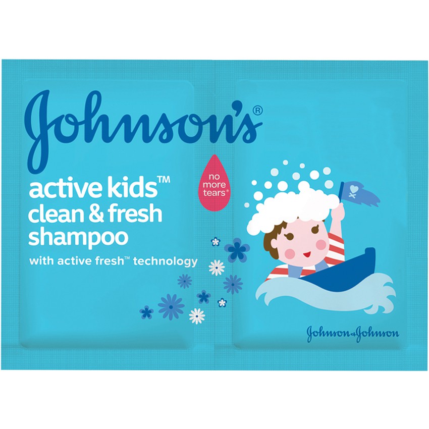 Johnson's Active Kids Shiny Drops Shampoo 8ml x 12