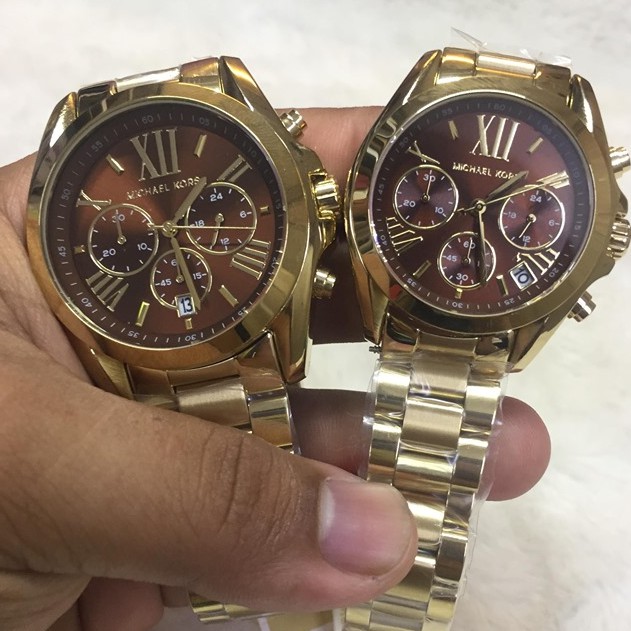 brown mk watch