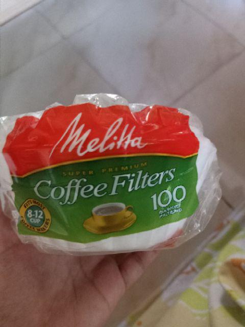 Melitta® 100-Count 8-12 Cup Basket Coffee Filter | Shopee Philippines