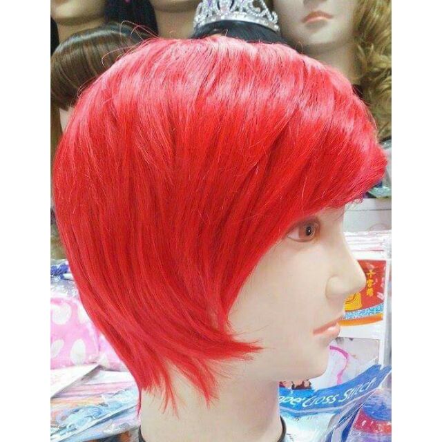 red boy wig