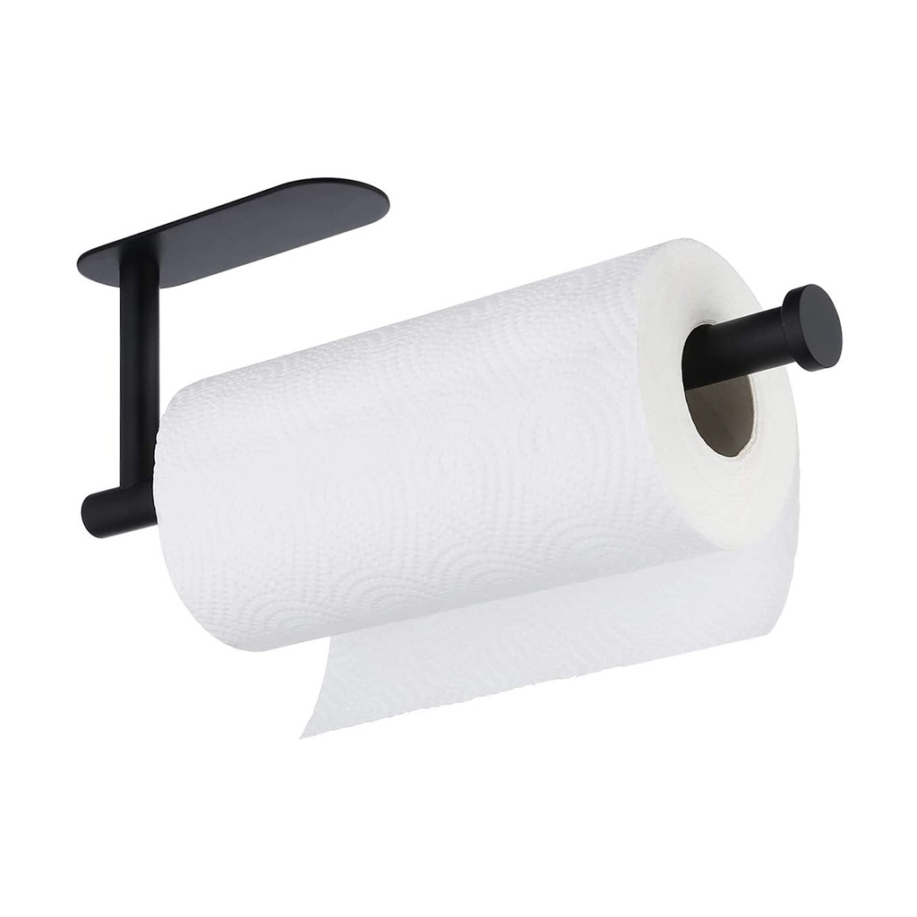 KES Paper towel rack Adhesive paper towel roll holder installed under ...