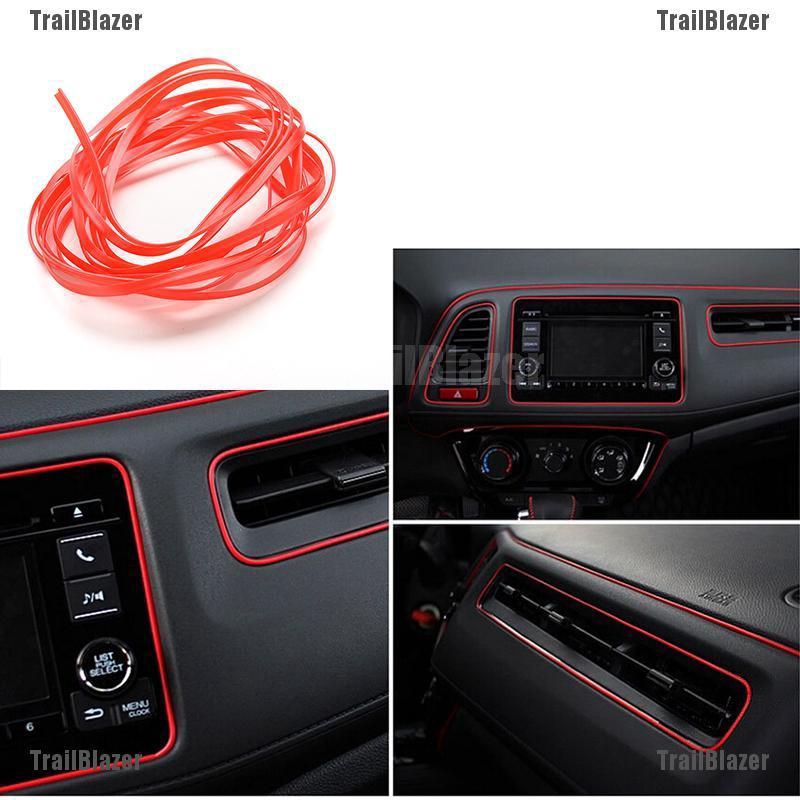 5m Red Car Decoration Thread Car Interior Decorate Strips