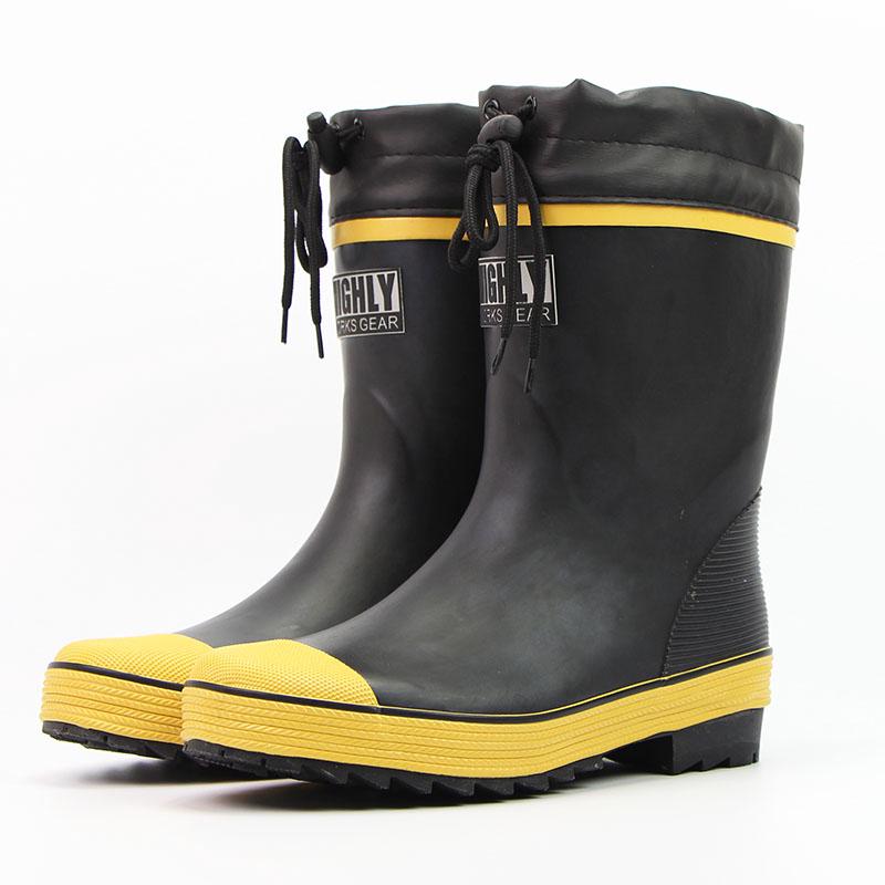 half rubber boots