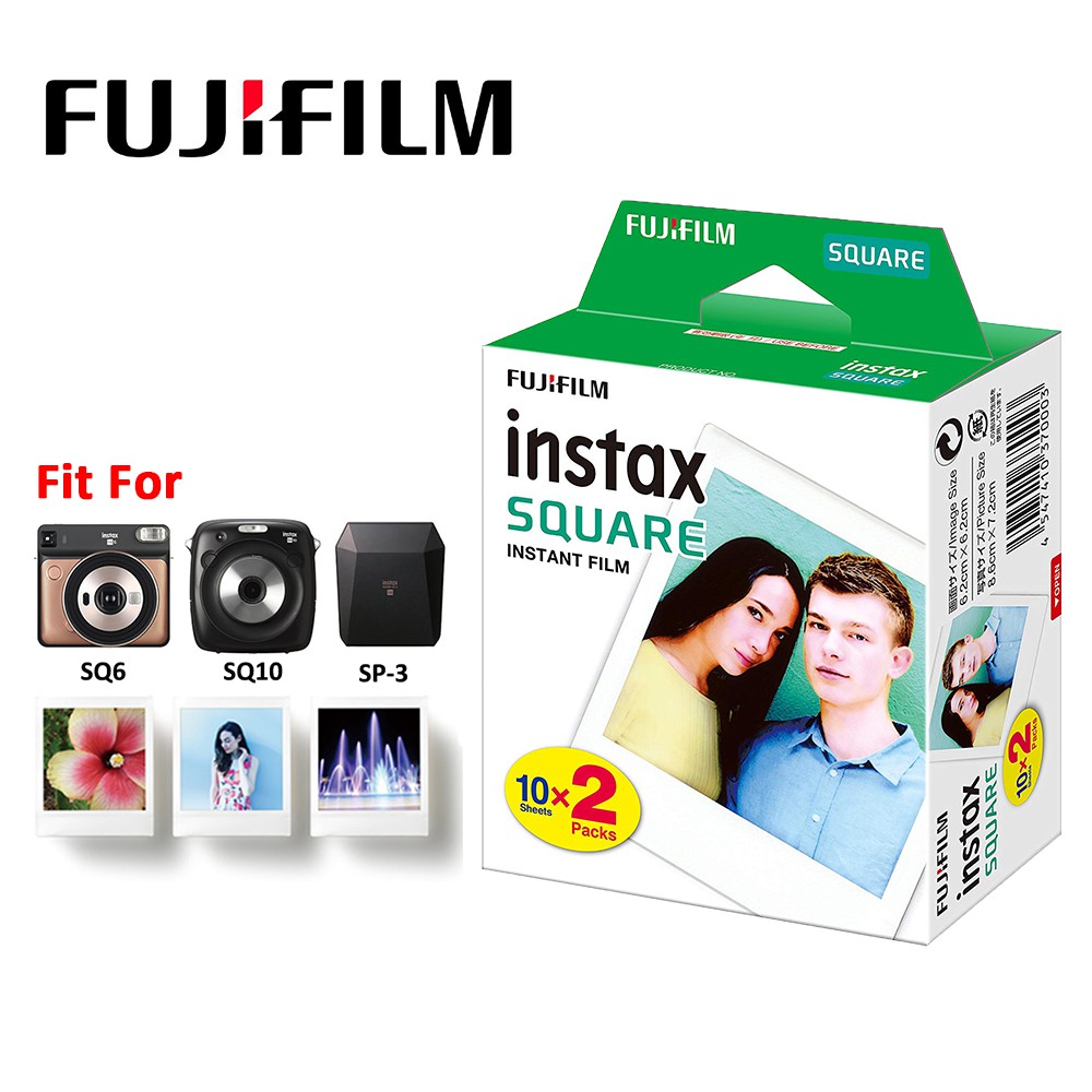 Fujifilm Instax SQUARE SQ1 SQ6 SQ10 SQ20 Film 20 Sheets Instant Image Photos Exp 2023 or later | Shopee