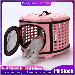 ✎☃Size S/M/L Travel Dog Carrier Portable Folding Pet Cage Carrying Bags Handbag Cat Puppy