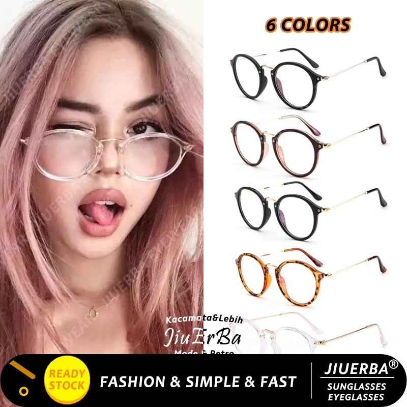 【READY STOCK】Designer Brand Retro Candy Color Frame Eyeglasses Women