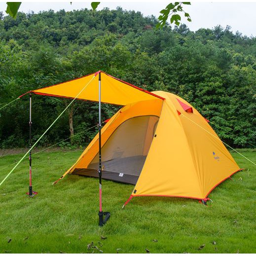 Tente De Camping Naturehike 2-3 Personnes - Imperméable PU3000mm, Ultra-légère (2,3 Kg), 3-4 Saisons, Double Paroi