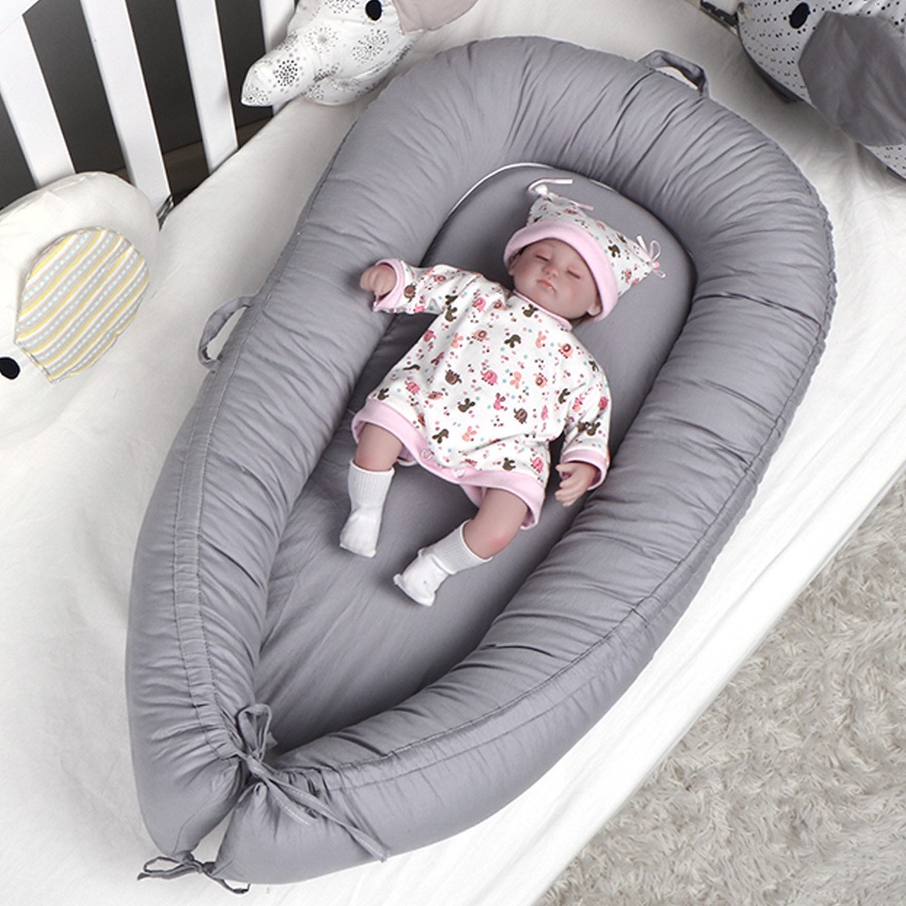 80x50cm Portable Baby Bed Tissu Coton Baby Nest Reducteur De Lit Bebe Crib Baby Bed Cuna De Viaje Mp Shopee Philippines