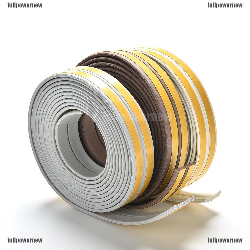E//D//I-type Foam Draught Self Adhesive Window Door Excluder Rubber Seal Strip