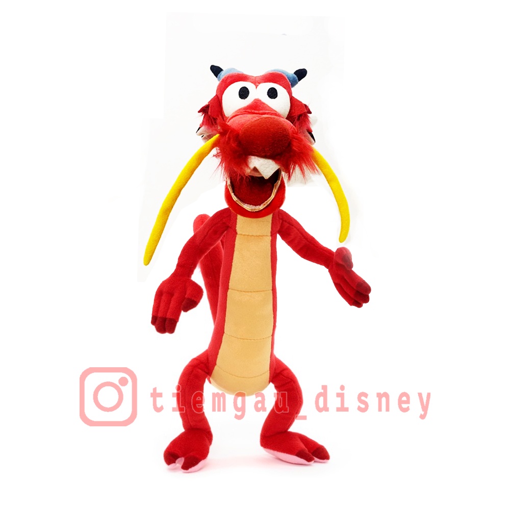 Size 40cm) Mushu Dragon Cartoon Bear In Mulan Movie - Genuine Disney BW2E |  Shopee Philippines