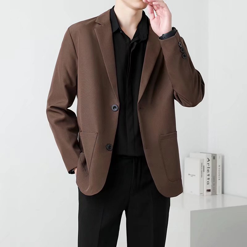 Casual Suit Jacket Male Loose Student Graduation Korean Trend Spring Summer  Thin Small Men Yuppie Uniform JP15090 | Shopee Philippines