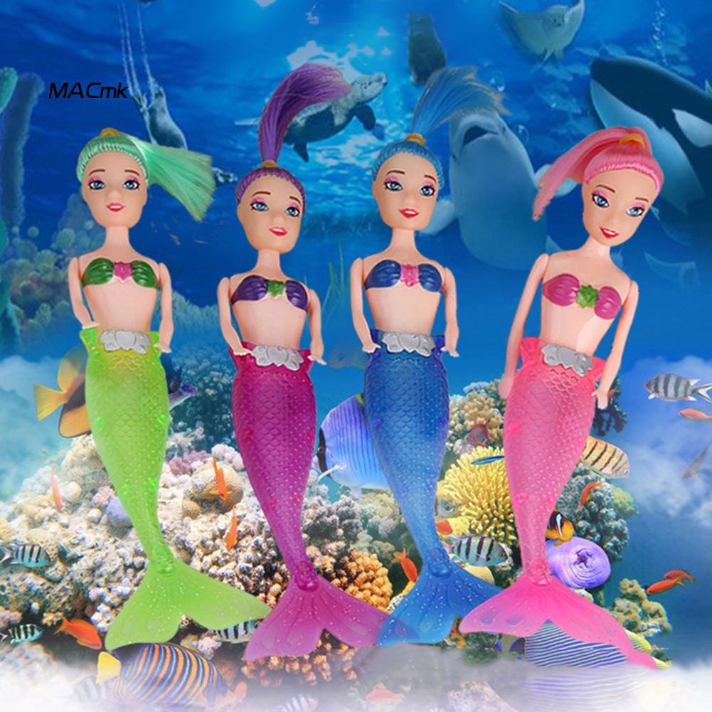 MAC1_Flash LED Light Swimming Mermaid Princess Doll Kids Girl Play ...