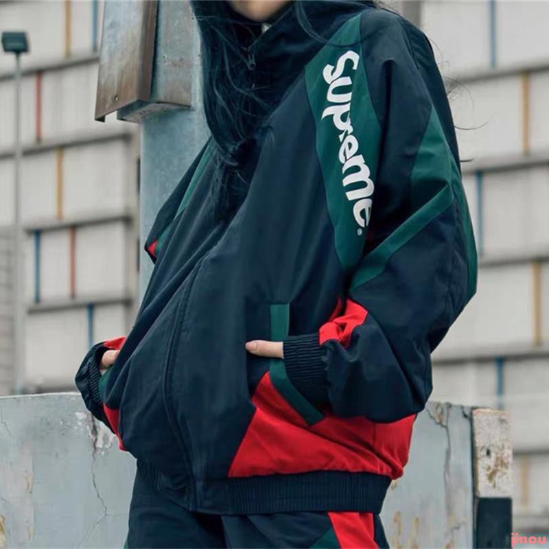 supreme paneled track jacket-