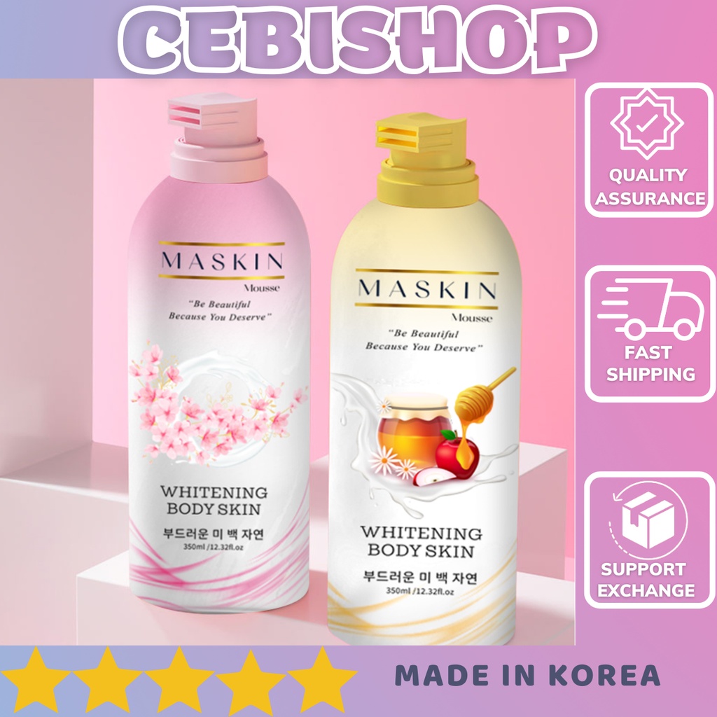 KOREA PERFUME WHITENING SHOWER / MASKIN MOUSSE Shower Gel Whitening