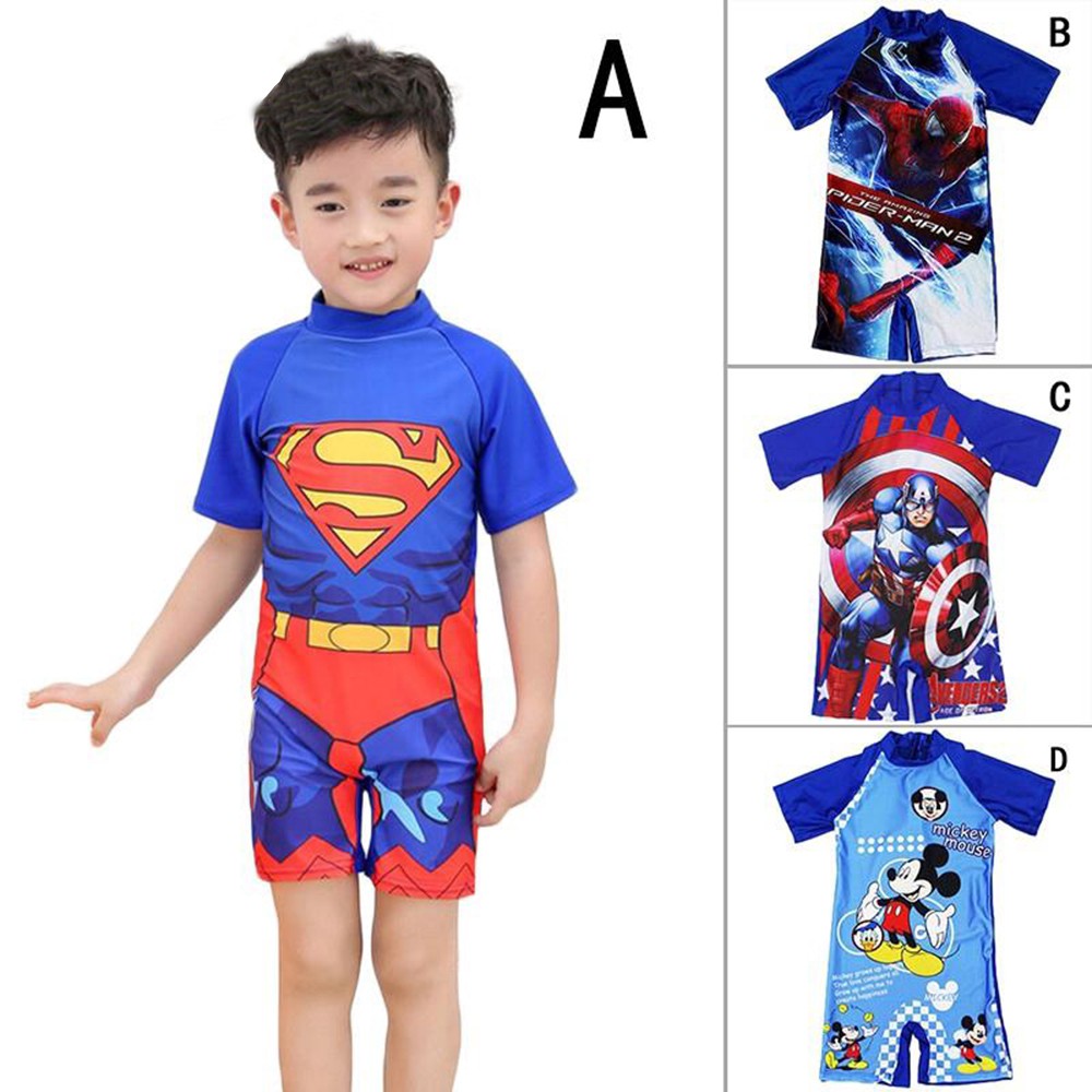 superman swimsuit boy