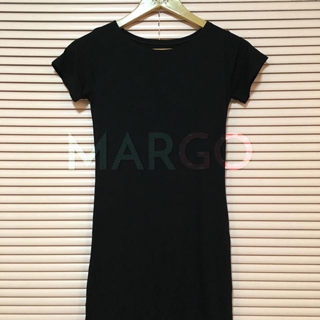 black t shirt bodycon dress