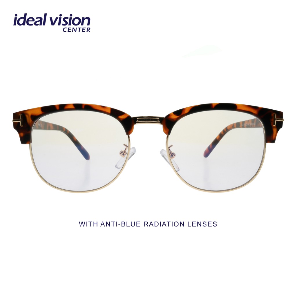 AllSpeed AntiRadiation Tortoise Brown Gold Frame Eyeglasses