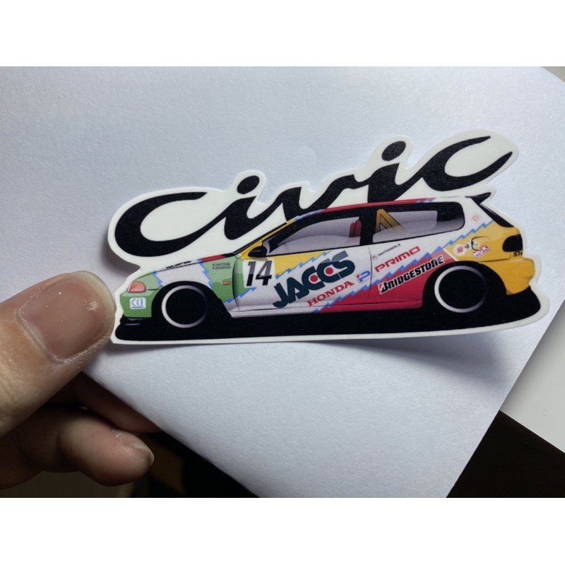 i-vtec Decal Sticker JDM civic Accord S2000 vtec type r Turbo RSX ACURA ...