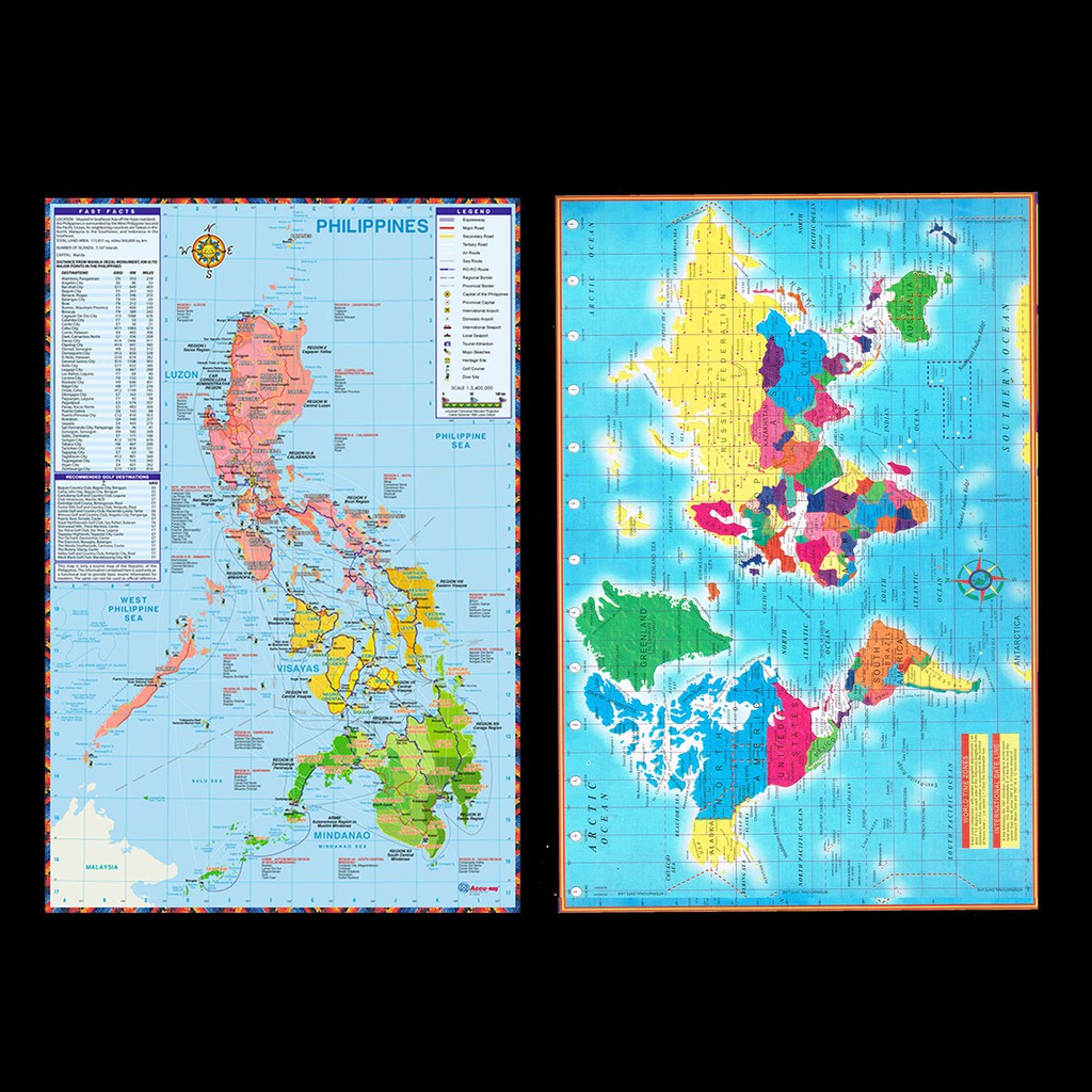 Map Of The World Map Of The Philippines Shopee Philippines