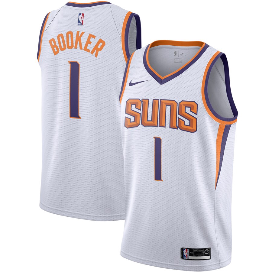 Mens Devin Booker 1# Phoenix Suns 2019/2020 Swingman ...