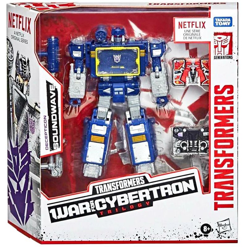 Transformers Netflix WFC Soundwave 3pack with Laserbeak and Ravage Shopee Philippines