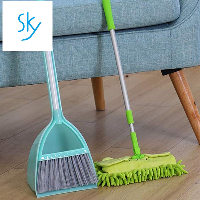 kid sized broom and mop