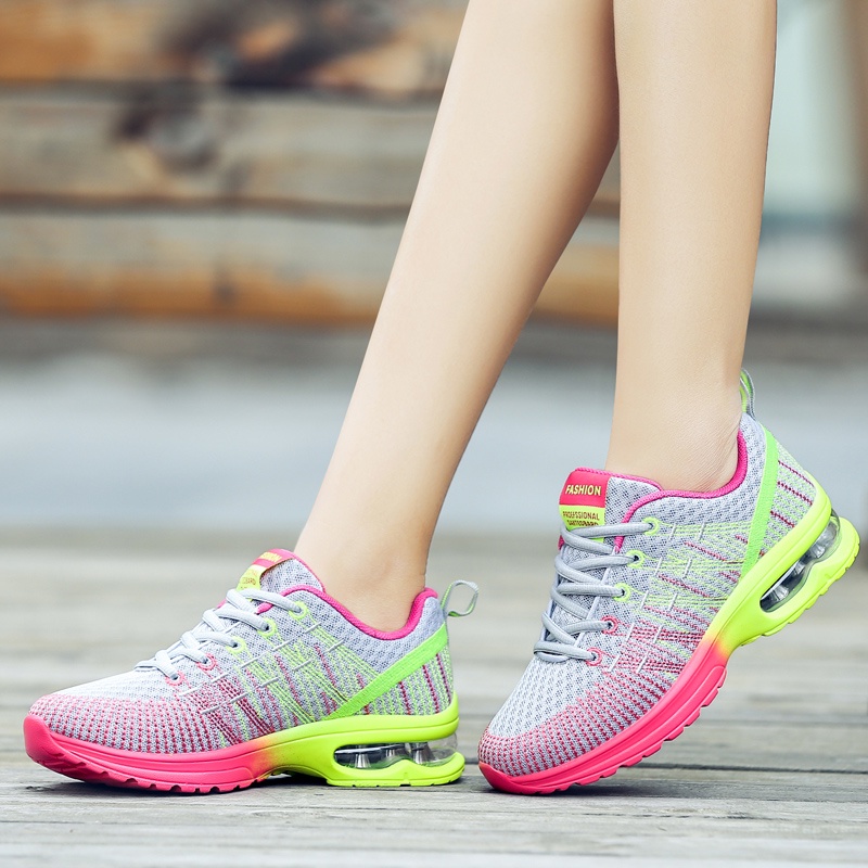 fast♘▩◑Fashion Women Sneakers Air Sole Athletic Running Shoes Lace up  Breathable Jogging Shoes Leisu | Shopee Philippines
