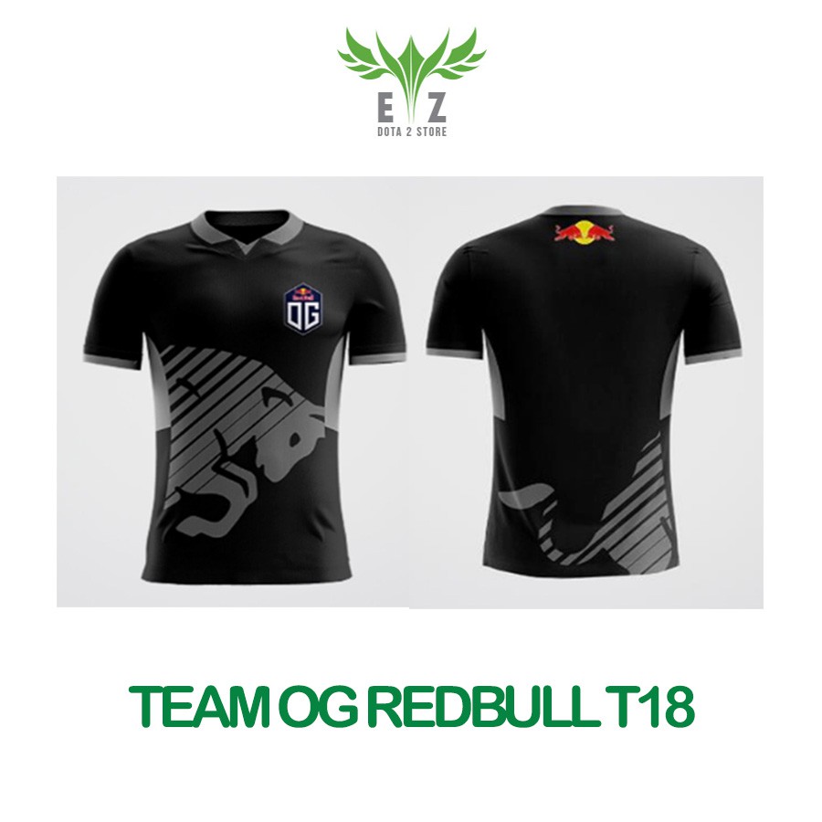 Team OG Dota Redbull Gray Gaming Jersey 2019 | ubicaciondepersonas.cdmx ...