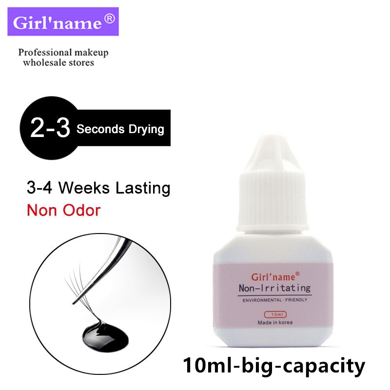 Girl Name Eyelash Glue 34 Seconds Fast Drying Plant smell Eyelashes