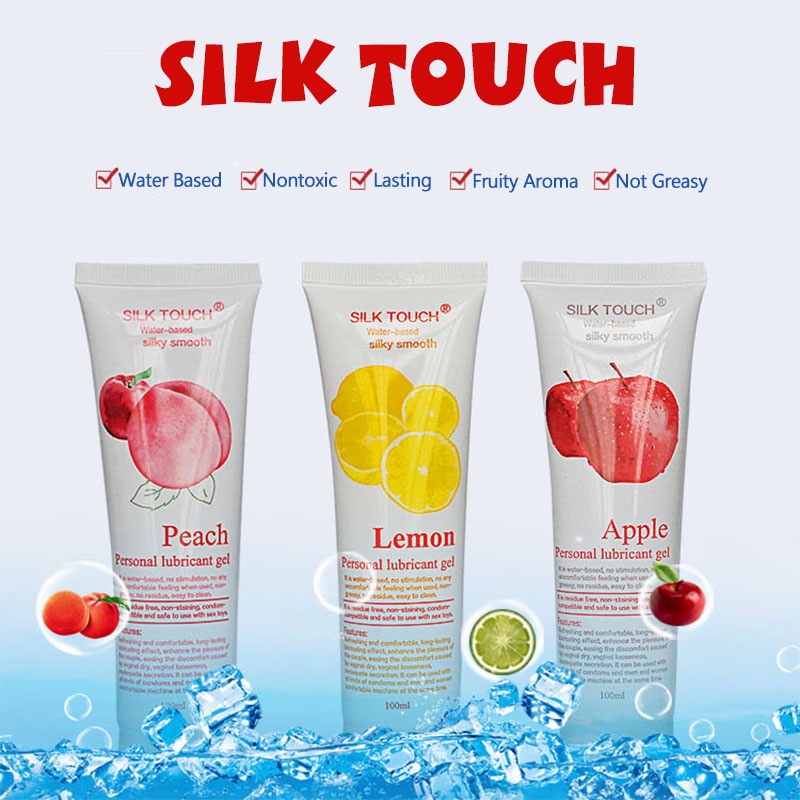 SILK TOUCH Fruit Flavored Lube Smoothing Moisturizing Anal Vaginal ...