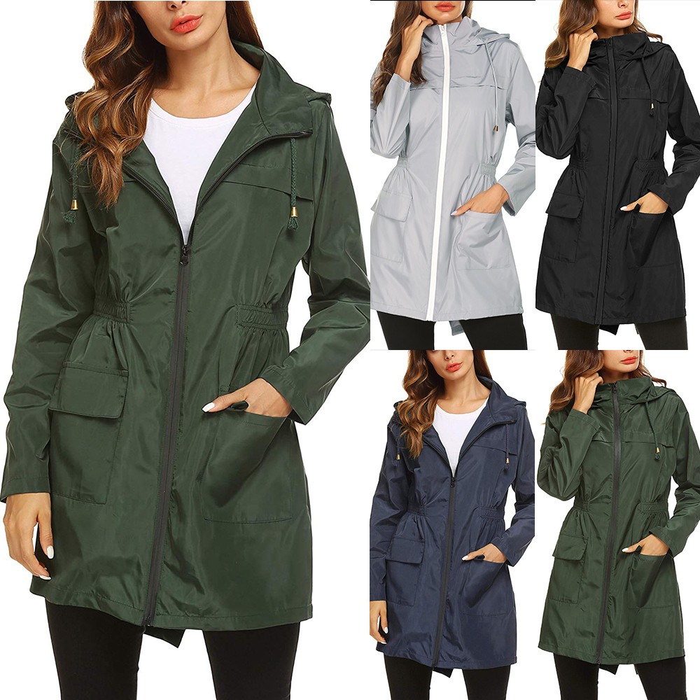 womens waterproof rain mac