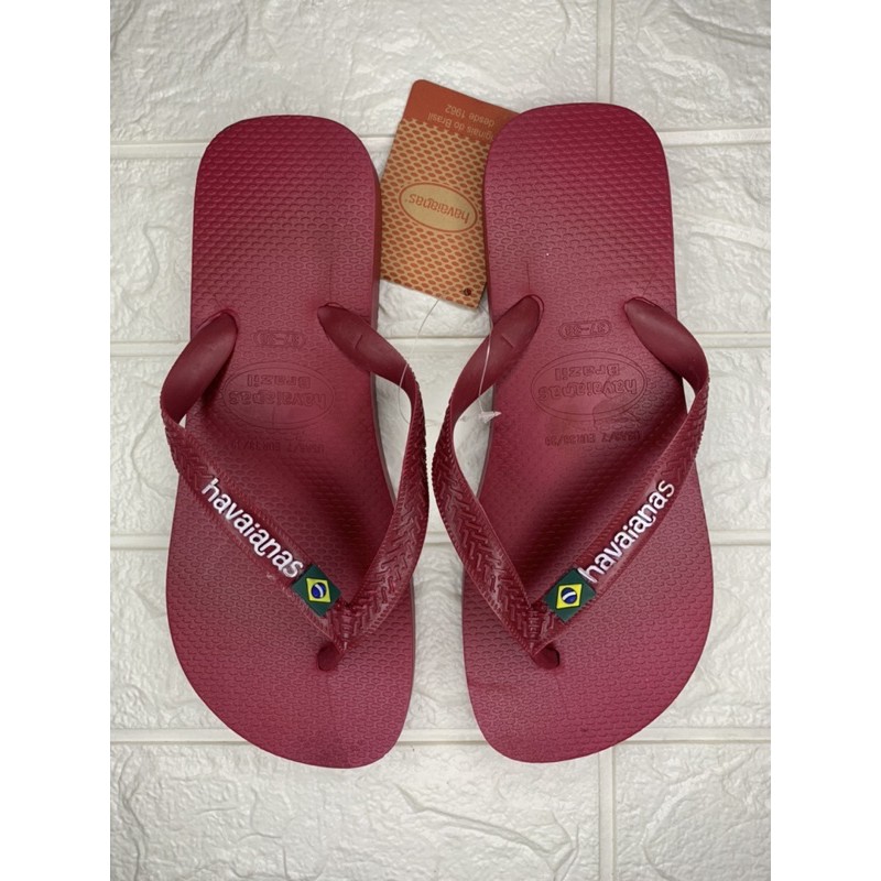 havaianas maroon