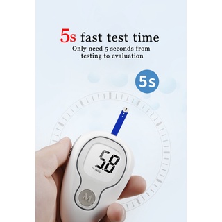 Blood Sugar Test Strips 25/50 Test Strips Lancing Device for Glucometer Blood Sugar Monitoring Set #2