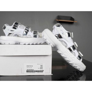 silver beach sandals