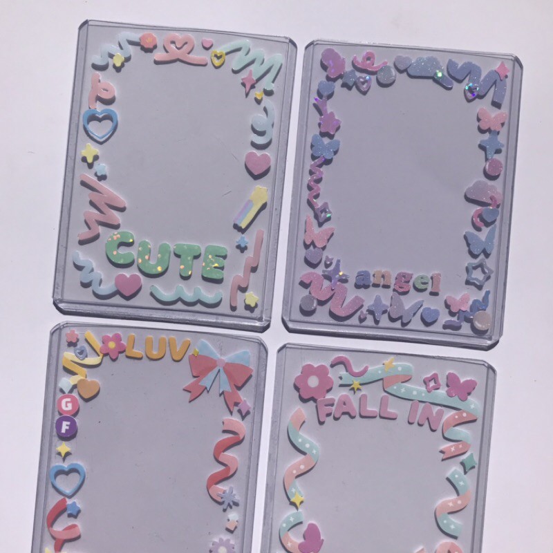 Toploaders for Kpop Photocards (With Design!) Deco Toploader NEW